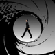 GoldenEye's opening cinematic shows James Bond walking past a gun scope.